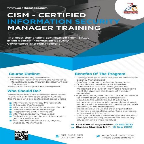 CISM for security managers: study approach and exam focus areas